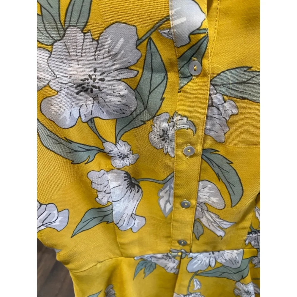 🤩 2 For 25 🤩 Chriselle x JOA Yellow Dress XS - Picture 2 of 4